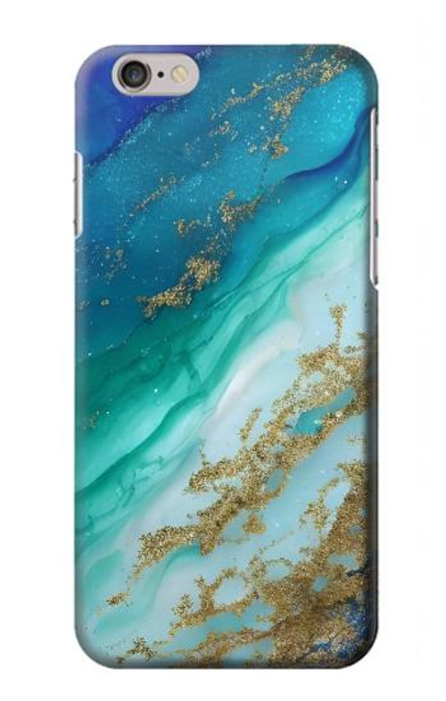 S3920 Abstract Ocean Blue Color Mixed Emerald Case Cover Custodia per iPhone 6 6S