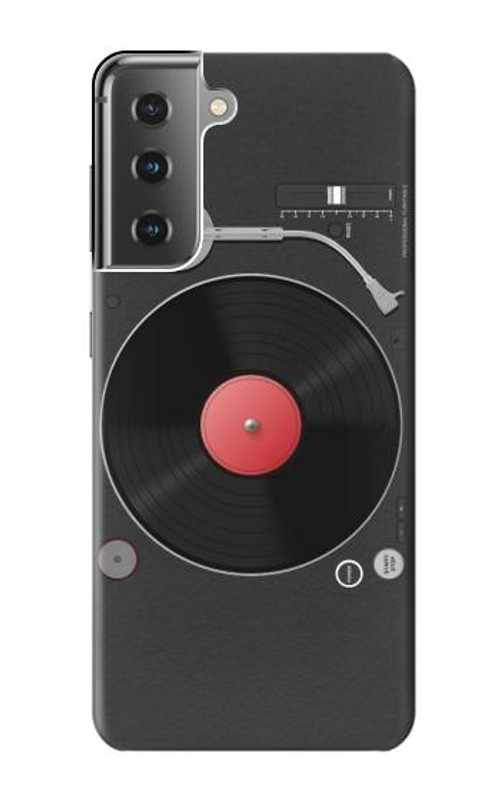 S3952 Turntable Vinyl Record Player Graphic Case Cover Custodia per Samsung Galaxy S21 Plus 5G, Galaxy S21+ 5G