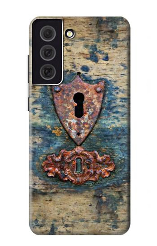 S3955 Vintage Keyhole Weather Door Case Cover Custodia per Samsung Galaxy S21 FE 5G
