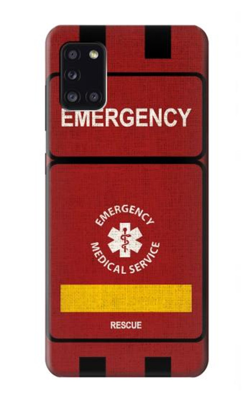 S3957 Emergency Medical Service Case Cover Custodia per Samsung Galaxy A31