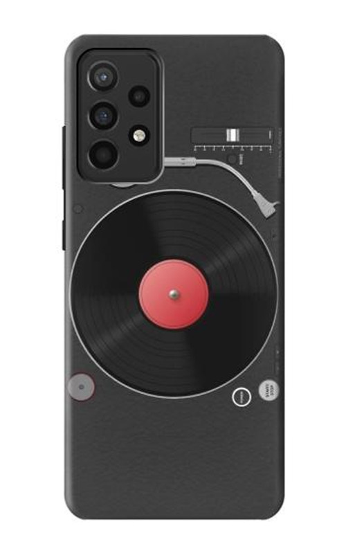 S3952 Turntable Vinyl Record Player Graphic Case Cover Custodia per Samsung Galaxy A52, Galaxy A52 5G