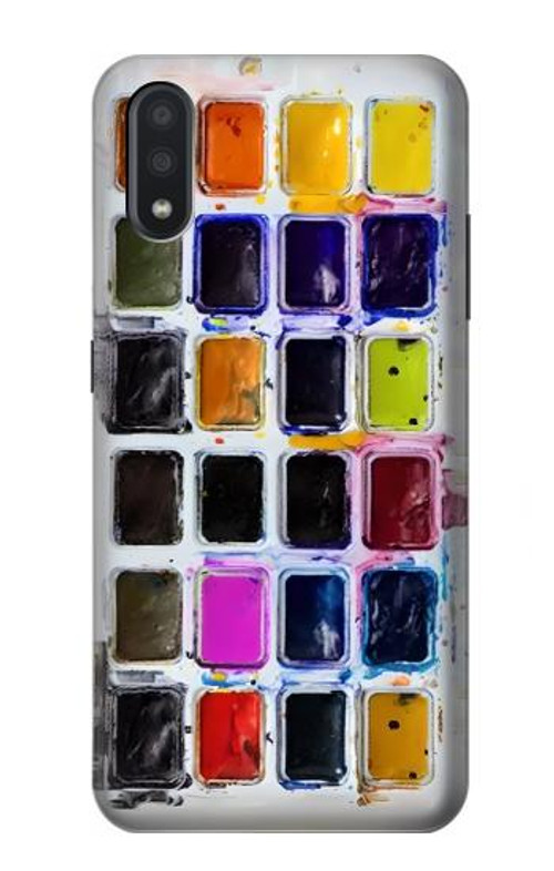 S3956 Watercolor Palette Box Graphic Case Cover Custodia per Samsung Galaxy A01