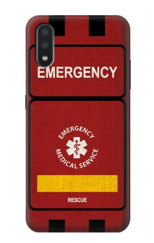 S3957 Emergency Medical Service Case Cover Custodia per Samsung Galaxy A01