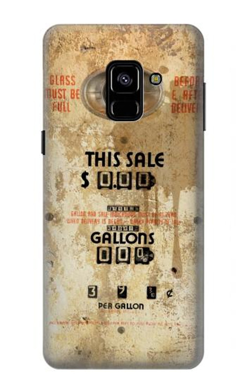 S3954 Vintage Gas Pump Case Cover Custodia per Samsung Galaxy A8 (2018)