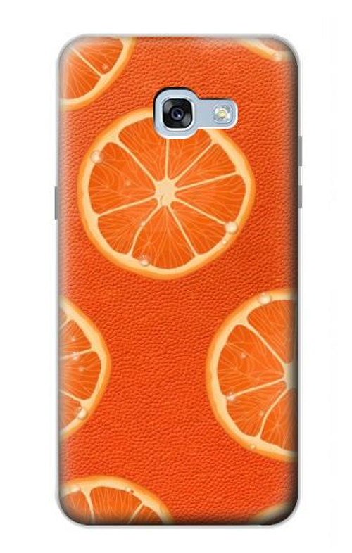 S3946 Seamless Orange Pattern Case Cover Custodia per Samsung Galaxy A5 (2017)