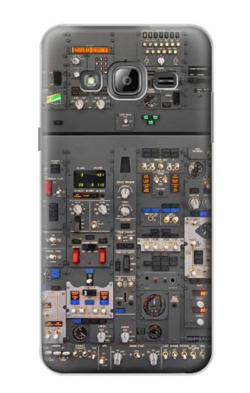 S3944 Overhead Panel Cockpit Case Cover Custodia per Samsung Galaxy J3 (2016)