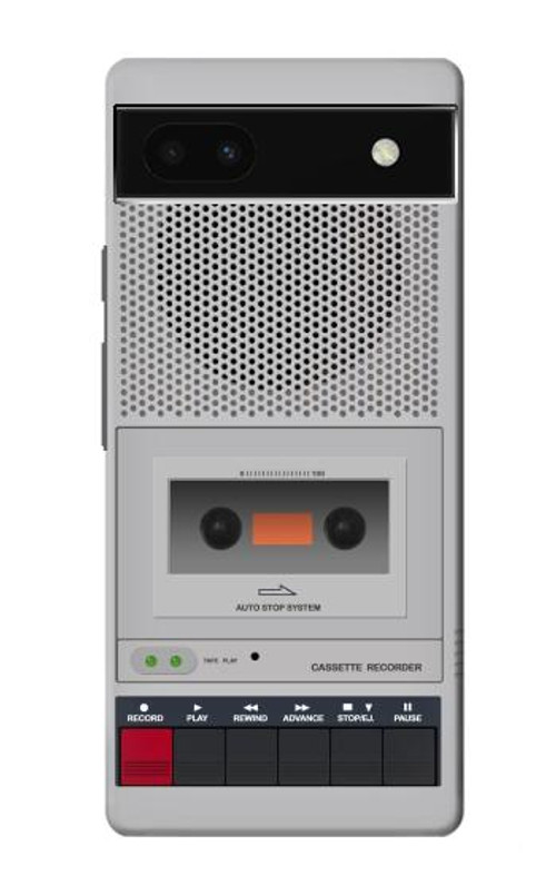 S3953 Vintage Cassette Player Graphic Case Cover Custodia per Google Pixel 6a