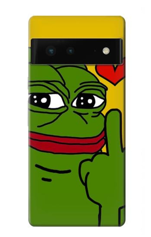 S3945 Pepe Love Middle Finger Case Cover Custodia per Google Pixel 6