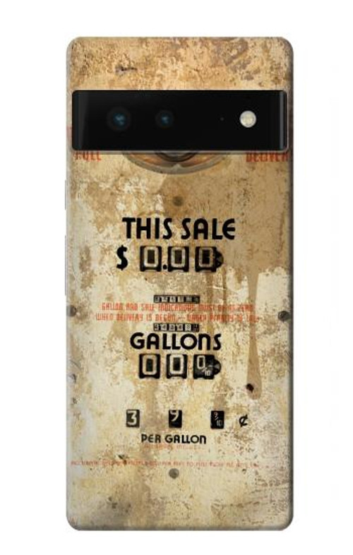 S3954 Vintage Gas Pump Case Cover Custodia per Google Pixel 6