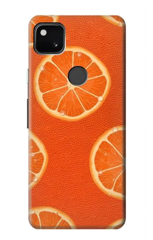 S3946 Seamless Orange Pattern Case Cover Custodia per Google Pixel 4a