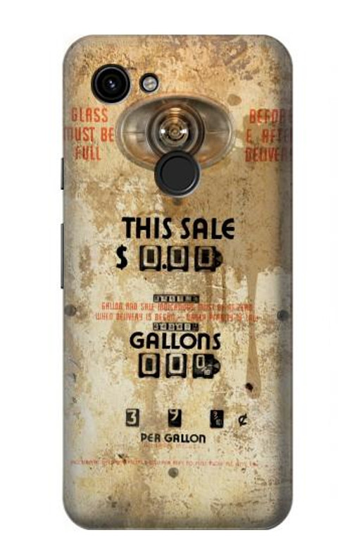 S3954 Vintage Gas Pump Case Cover Custodia per Google Pixel 3a