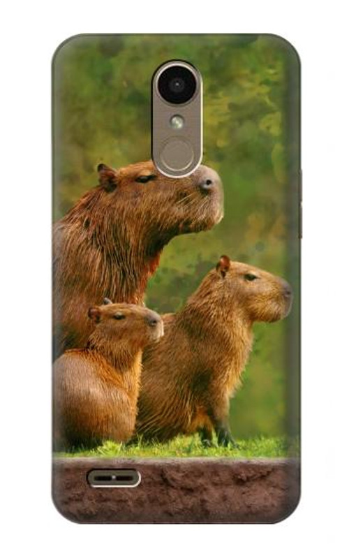 S3917 Capybara Family Giant Guinea Pig Case Cover Custodia per LG K10 (2018), LG K30