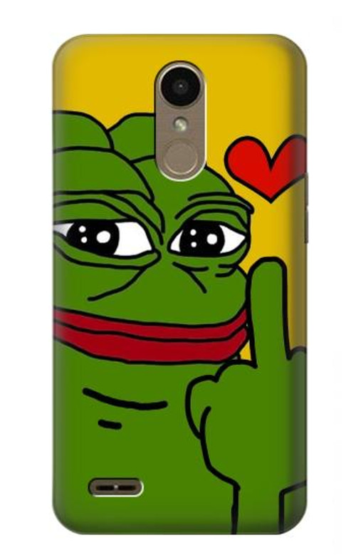 S3945 Pepe Love Middle Finger Case Cover Custodia per LG K10 (2018), LG K30