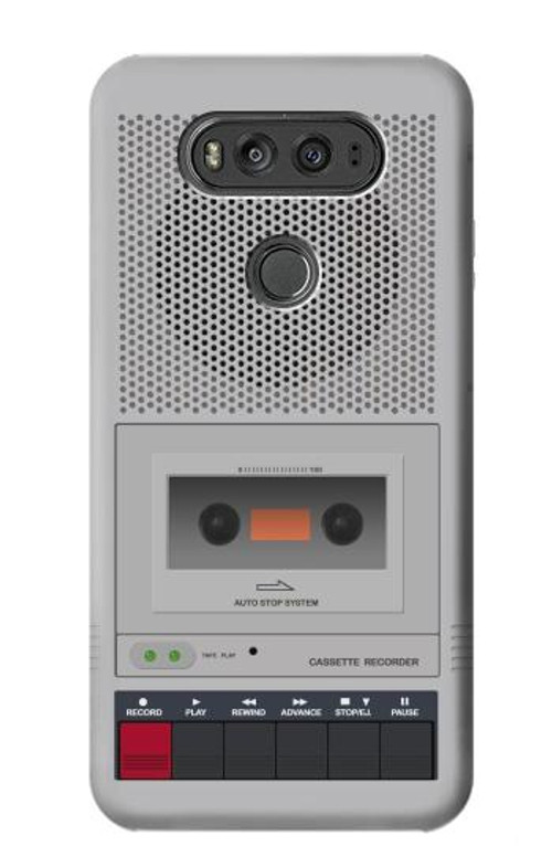 S3953 Vintage Cassette Player Graphic Case Cover Custodia per LG V20