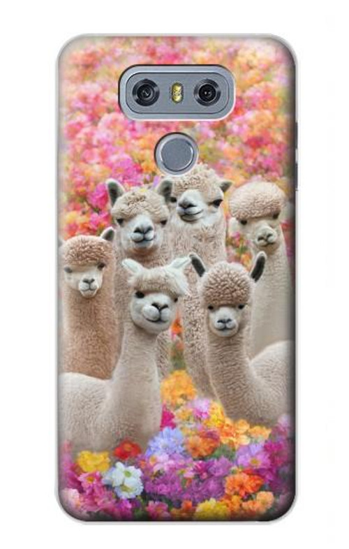 S3916 Alpaca Family Baby Alpaca Case Cover Custodia per LG G6