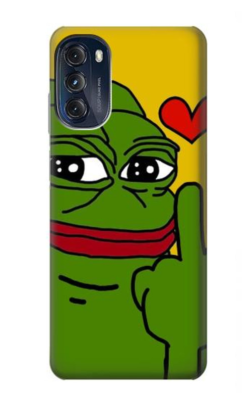 S3945 Pepe Love Middle Finger Case Cover Custodia per Motorola Moto G (2022)