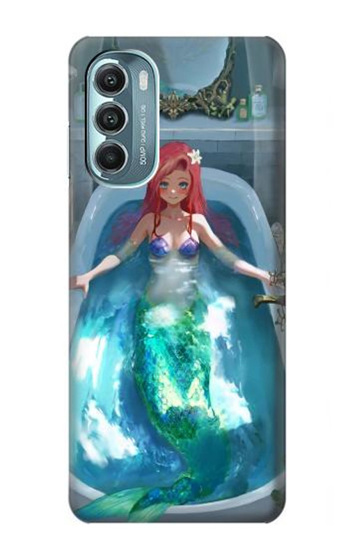 S3911 Cute Little Mermaid Aqua Spa Case Cover Custodia per Motorola Moto G Stylus 5G (2022)