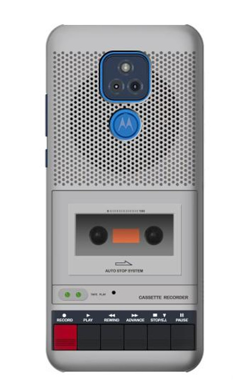 S3953 Vintage Cassette Player Graphic Case Cover Custodia per Motorola Moto G Play (2021)