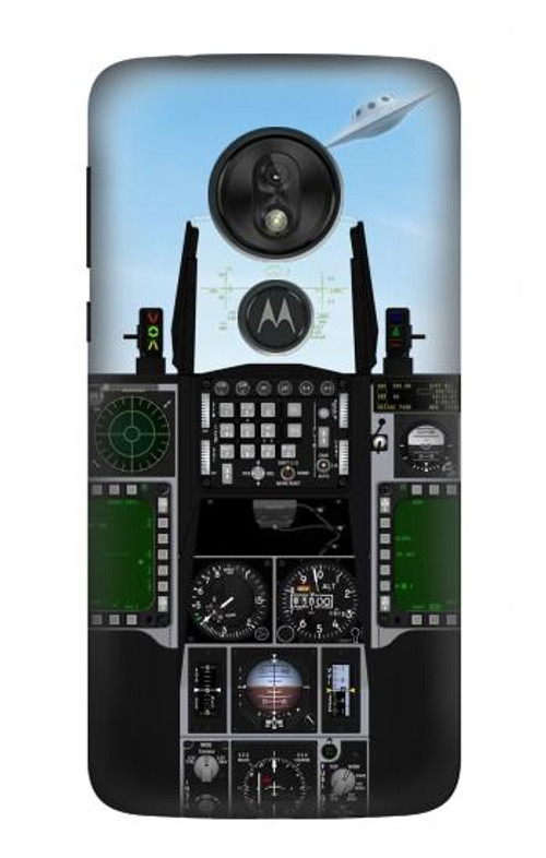 S3933 Fighter Aircraft UFO Case Cover Custodia per Motorola Moto G7 Power