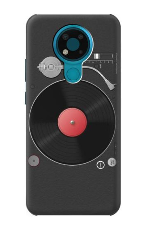 S3952 Turntable Vinyl Record Player Graphic Case Cover Custodia per Nokia 3.4