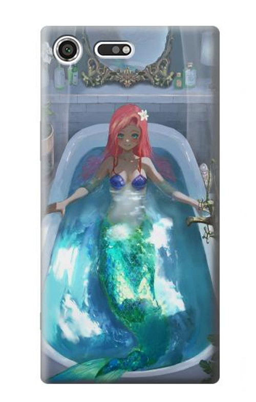 S3912 Cute Little Mermaid Aqua Spa Case Cover Custodia per Sony Xperia XZ Premium