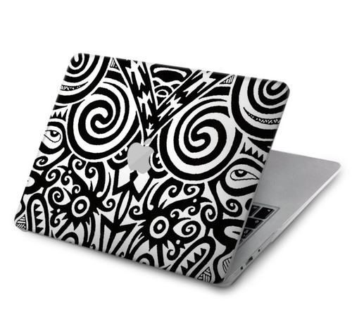 S1655 Maori Tattoo Case Cover Custodia per MacBook Air 15″ (2023,2024,2025) - A2941, A3114, A3241