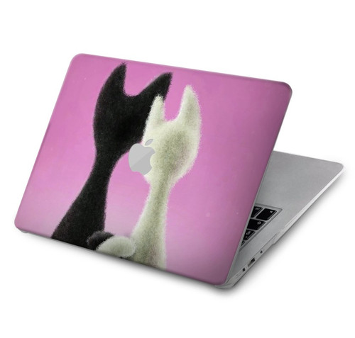 S1832 Love Cat Case Cover Custodia per MacBook Air 15″ (2023,2024,2025) - A2941, A3114, A3241
