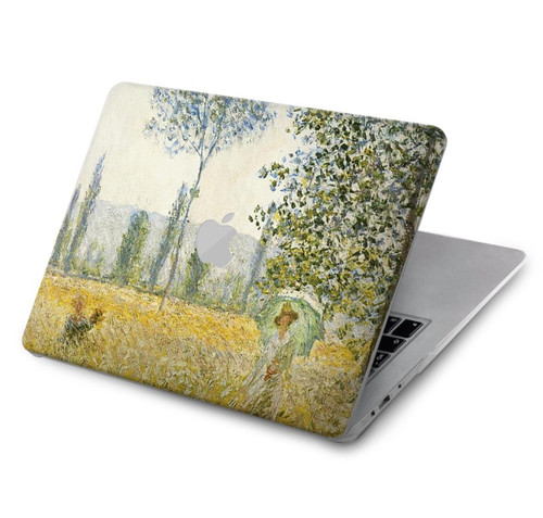 S2682 Claude Monet Fields In Spring Case Cover Custodia per MacBook Air 15″ (2023,2024,2025) - A2941, A3114, A3241