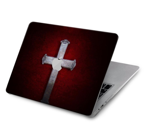 S3160 Christian Cross Case Cover Custodia per MacBook Air 15″ (2023,2024,2025) - A2941, A3114, A3241