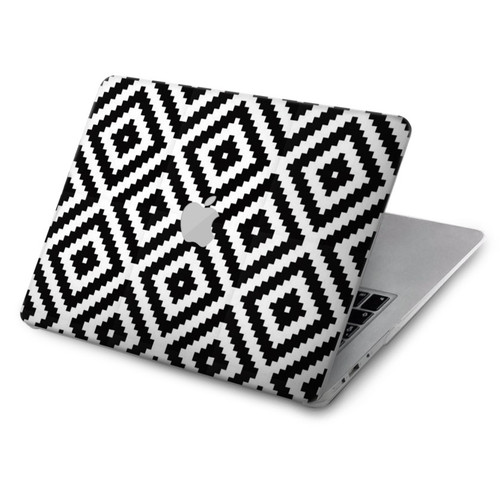 S3424 Ruta Pattern Case Cover Custodia per MacBook Air 15″ (2023,2024,2025) - A2941, A3114, A3241