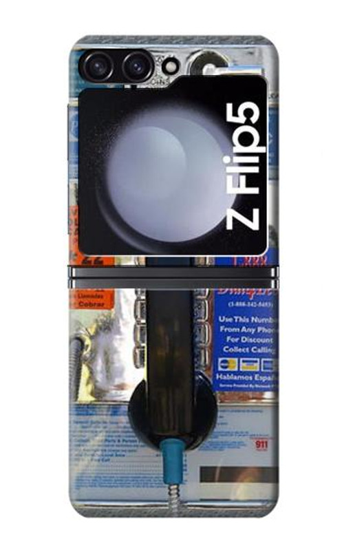 S0087 Payphone Case Cover Custodia per Samsung Galaxy Z Flip 5 S0087 Payphone Case Cover Custodia per Samsung Galaxy Z Flip 5