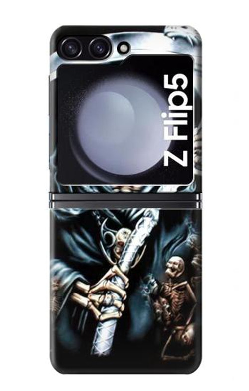 S0295 Grim Reaper Case Cover Custodia per Samsung Galaxy Z Flip 5 S0295 Grim Reaper Case Cover Custodia per Samsung Galaxy Z Flip 5