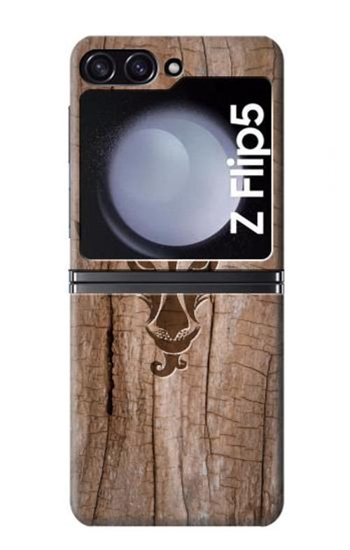 S2183 Goat Wood Graphic Printed Case Cover Custodia per Samsung Galaxy Z Flip 5