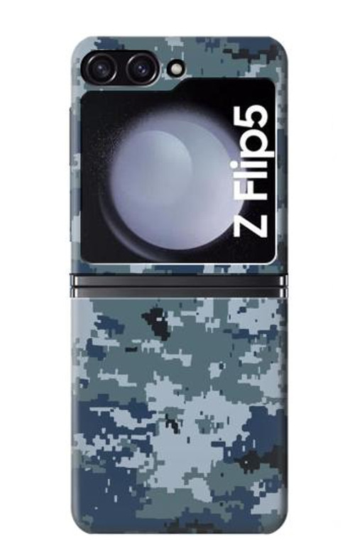 S2346 Navy Camo Camouflage Graphic Case Cover Custodia per Samsung Galaxy Z Flip 5 S2346 Navy Camo Camouflage Graphic Case Cover Custodia per Samsung Galaxy Z Flip 5