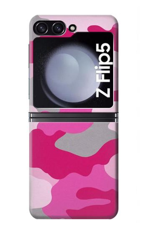 S2525 Pink Camo Camouflage Case Cover Custodia per Samsung Galaxy Z Flip 5 S2525 Pink Camo Camouflage Case Cover Custodia per Samsung Galaxy Z Flip 5