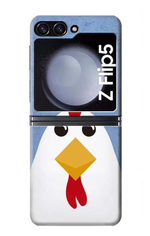 S3254 Chicken Cartoon Case Cover Custodia per Samsung Galaxy Z Flip 5 S3254 Chicken Cartoon Case Cover Custodia per Samsung Galaxy Z Flip 5