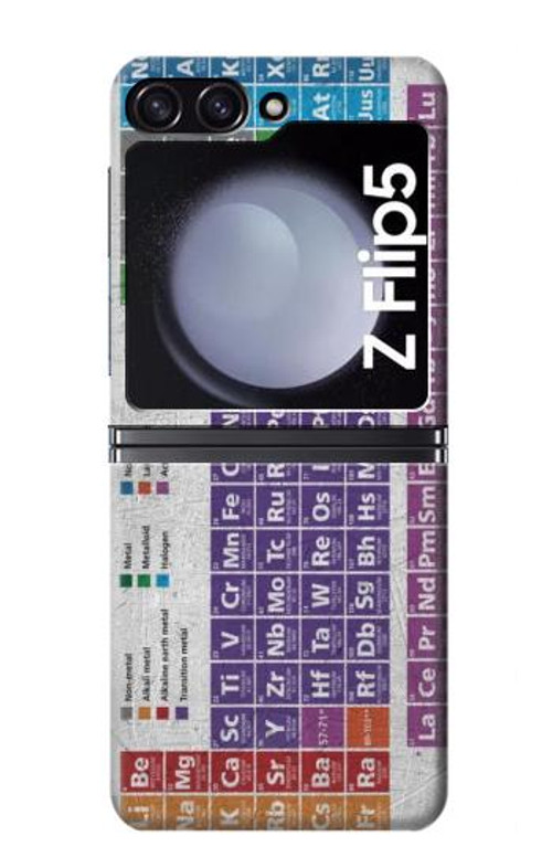 S3383 Periodic Table Case Cover Custodia per Samsung Galaxy Z Flip 5 S3383 Periodic Table Case Cover Custodia per Samsung Galaxy Z Flip 5