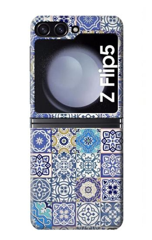 S3537 Moroccan Mosaic Pattern Case Cover Custodia per Samsung Galaxy Z Flip 5
