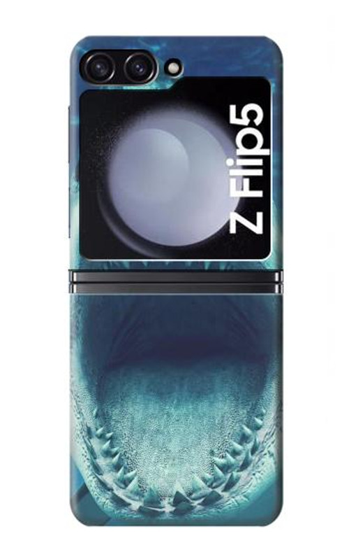 S3548 Tiger Shark Case Cover Custodia per Samsung Galaxy Z Flip 5 S3548 Tiger Shark Case Cover Custodia per Samsung Galaxy Z Flip 5