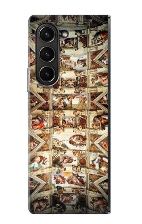 S0177 Michelangelo Chapel ceiling Case Cover Custodia per Samsung Galaxy Z Fold 5 S0177 Michelangelo Chapel ceiling Case Cover Custodia per Samsung Galaxy Z Fold 5