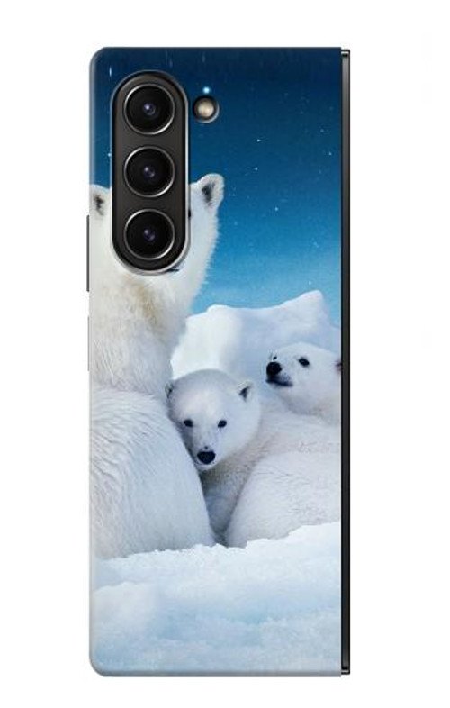 S0285 Polar Bear Family Arctic Case Cover Custodia per Samsung Galaxy Z Fold 5 S0285 Polar Bear Family Arctic Case Cover Custodia per Samsung Galaxy Z Fold 5