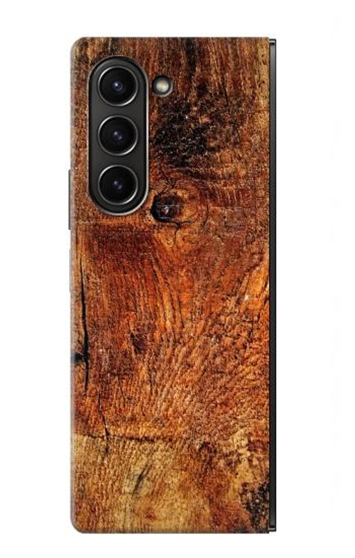 S1140 Wood Skin Graphic Case Cover Custodia per Samsung Galaxy Z Fold 5 S1140 Wood Skin Graphic Case Cover Custodia per Samsung Galaxy Z Fold 5