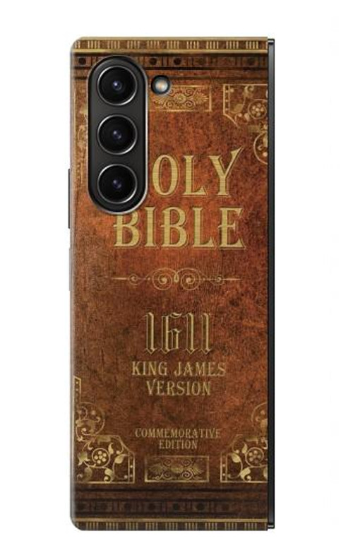 S2890 Holy Bible 1611 King James Version Case Cover Custodia per Samsung Galaxy Z Fold 5 S2890 Holy Bible 1611 King James Version Case Cover Custodia per Samsung Galaxy Z Fold 5