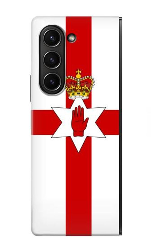 S3089 Flag of Northern Ireland Case Cover Custodia per Samsung Galaxy Z Fold 5 S3089 Flag of Northern Ireland Case Cover Custodia per Samsung Galaxy Z Fold 5