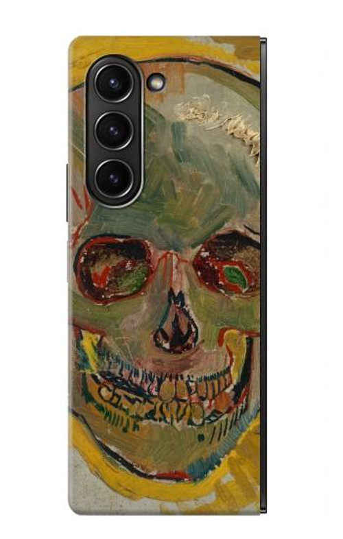 S3359 Vincent Van Gogh Skull Case Cover Custodia per Samsung Galaxy Z Fold 5