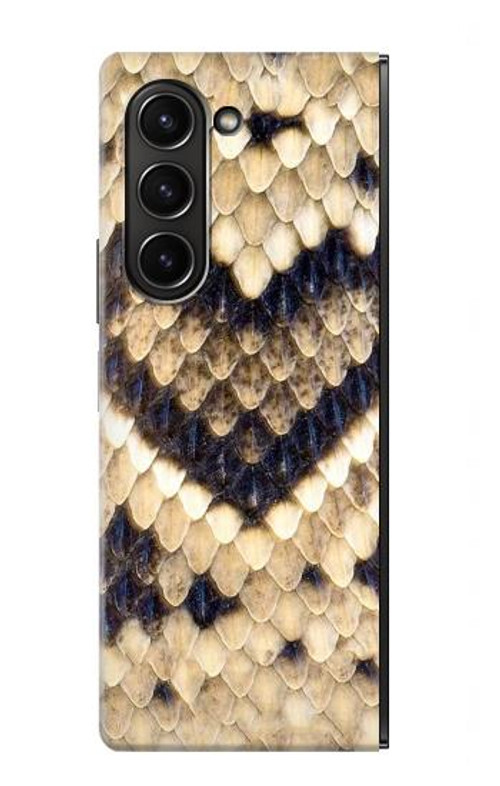 S3417 Diamond Rattle Snake Graphic Print Case Cover Custodia per Samsung Galaxy Z Fold 5