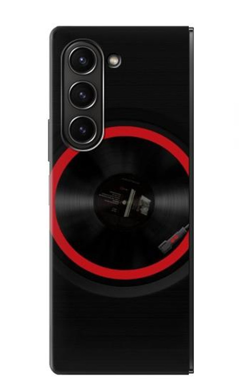 S3531 Spinning Record Player Case Cover Custodia per Samsung Galaxy Z Fold 5