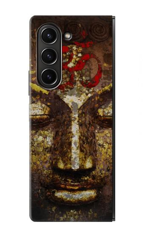 S3874 Buddha Face Ohm Symbol Case Cover Custodia per Samsung Galaxy Z Fold 5