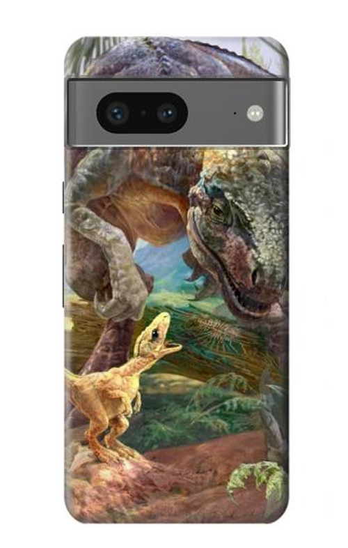 S1290 Dinosaurs T-Rex Case Cover Custodia per Google Pixel 7a