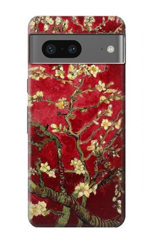 S2414 Red Blossoming Almond Tree Van Gogh Case Cover Custodia per Google Pixel 7a S2414 Red Blossoming Almond Tree Van Gogh Case Cover Custodia per Google Pixel 7a